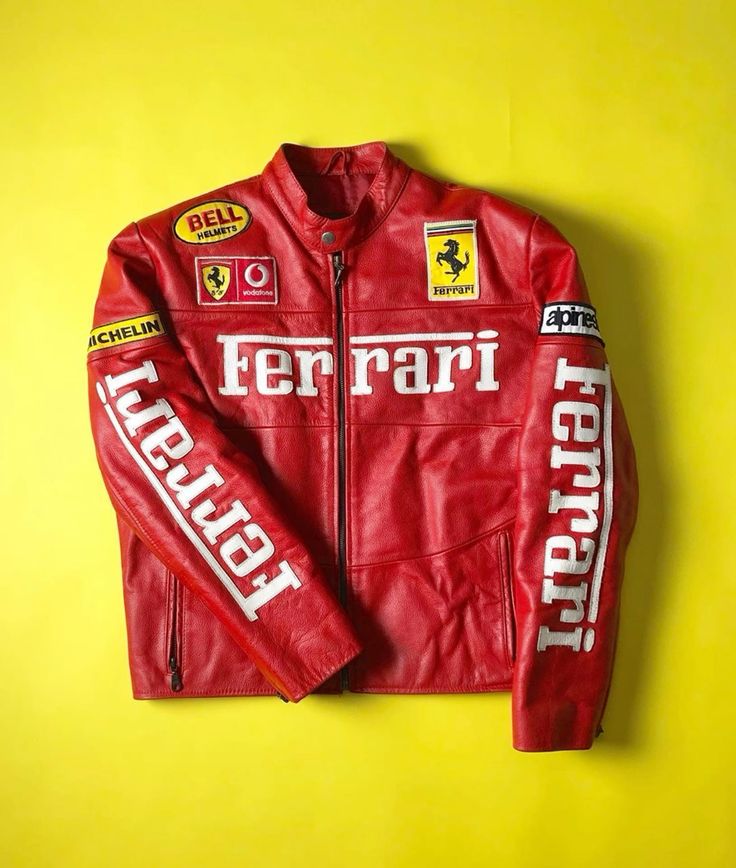 Redline Ferrari Leather Jacket – Limited Edition