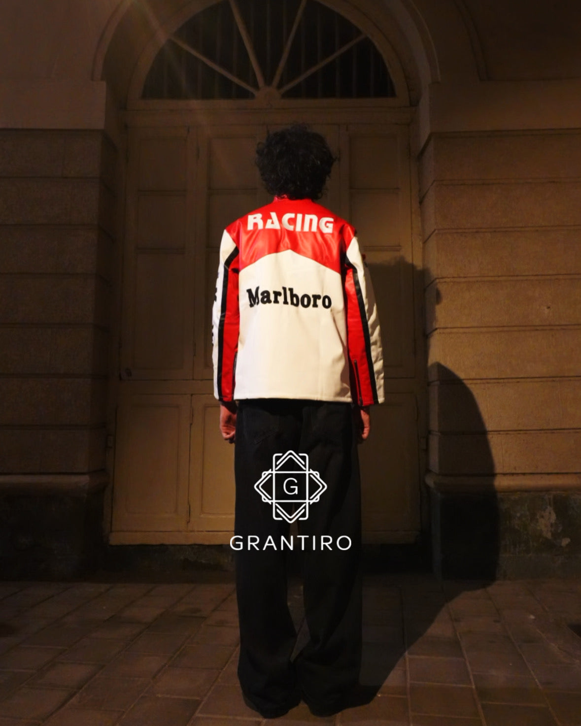 Marlboro Vintage White Leather Jacket – Grantiro® Legacy Edition