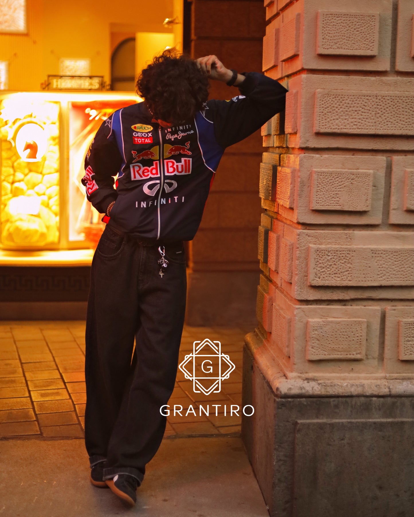Red Bull Racing Puffer Embroidered Jacket – NAVY BLUE – Limited Drop | Grantiro® F1 Edition