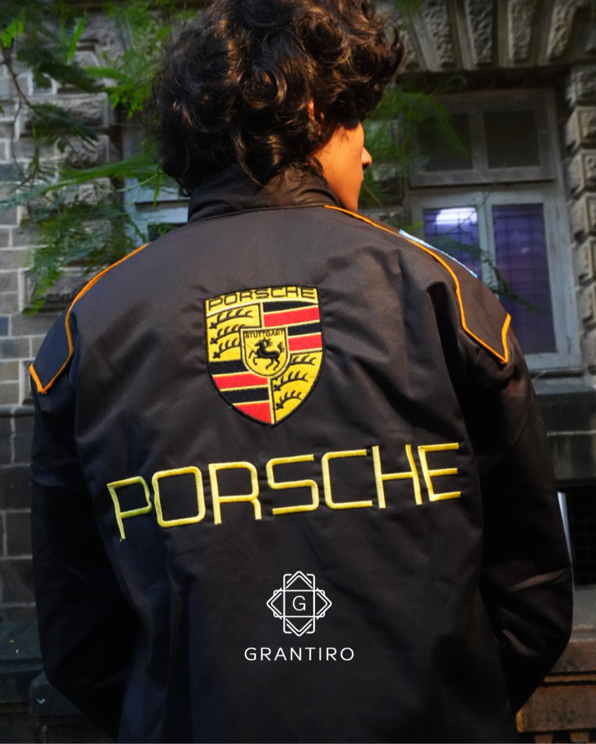 Porsche Puffer Embroidered Jacket | Limited-Drop | Grantiro® Velocity Edition