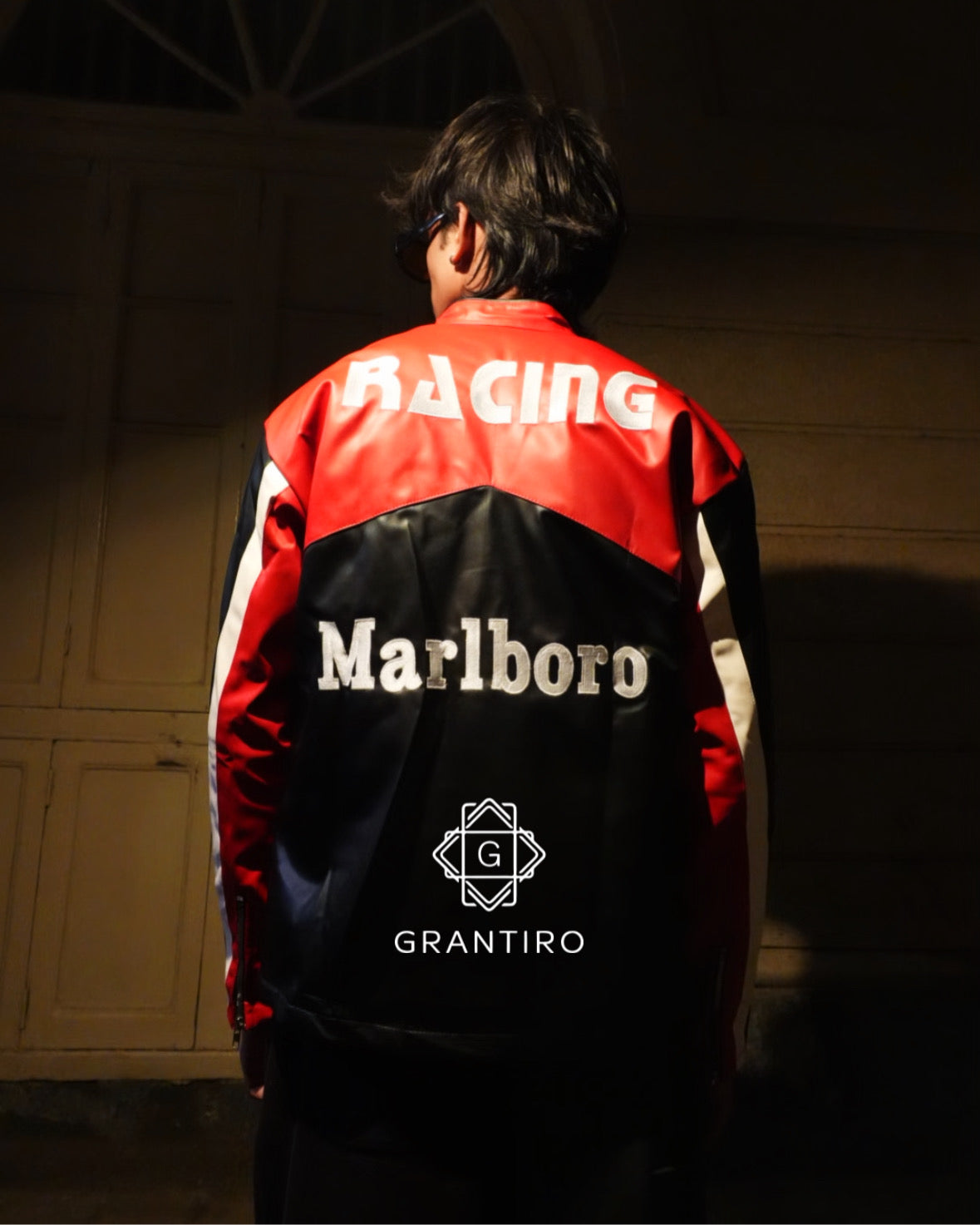 Black Marlboro Leather Jacket – Limited Drop | Grantiro® Legacy Edition