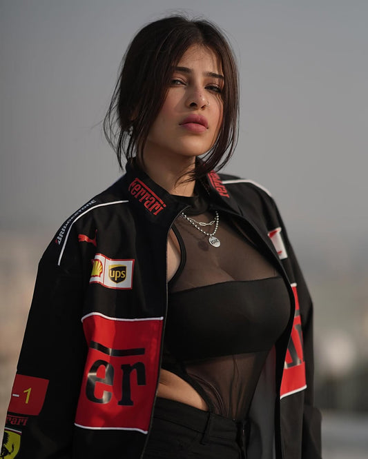 Black Ferrari Jacket in India by Grantiro