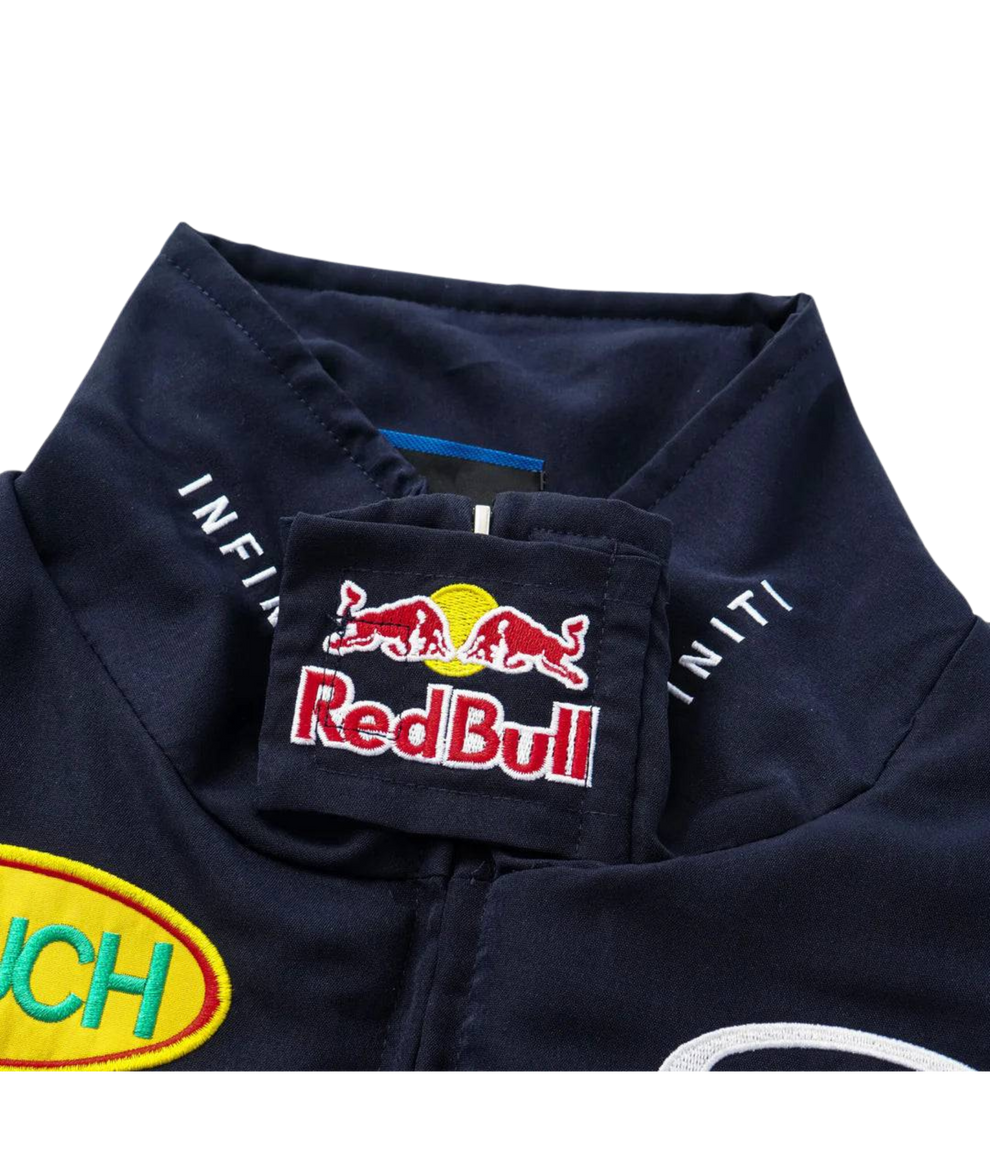 Red Bull Racing Puffer Embroidered Jacket – NAVY BLUE – Limited Drop | Grantiro® F1 Edition