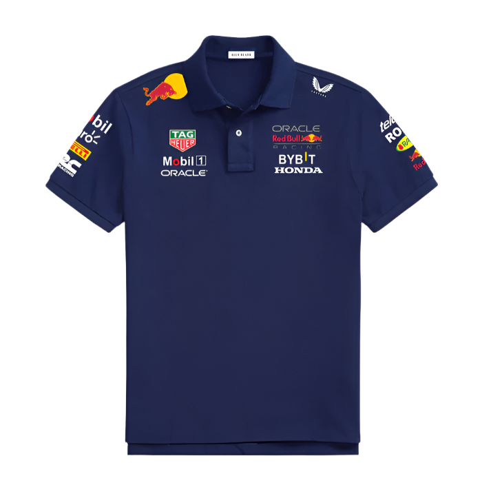 Grantiro Red Bull polo T-shirt in India – premium unisex motorsport-inspired polo for F1 and racing fans.