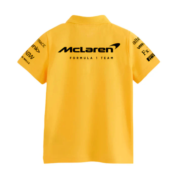 Grantiro F1 McLaren polo in India – premium unisex motorsport polo inspired by McLaren Formula 1 racing.