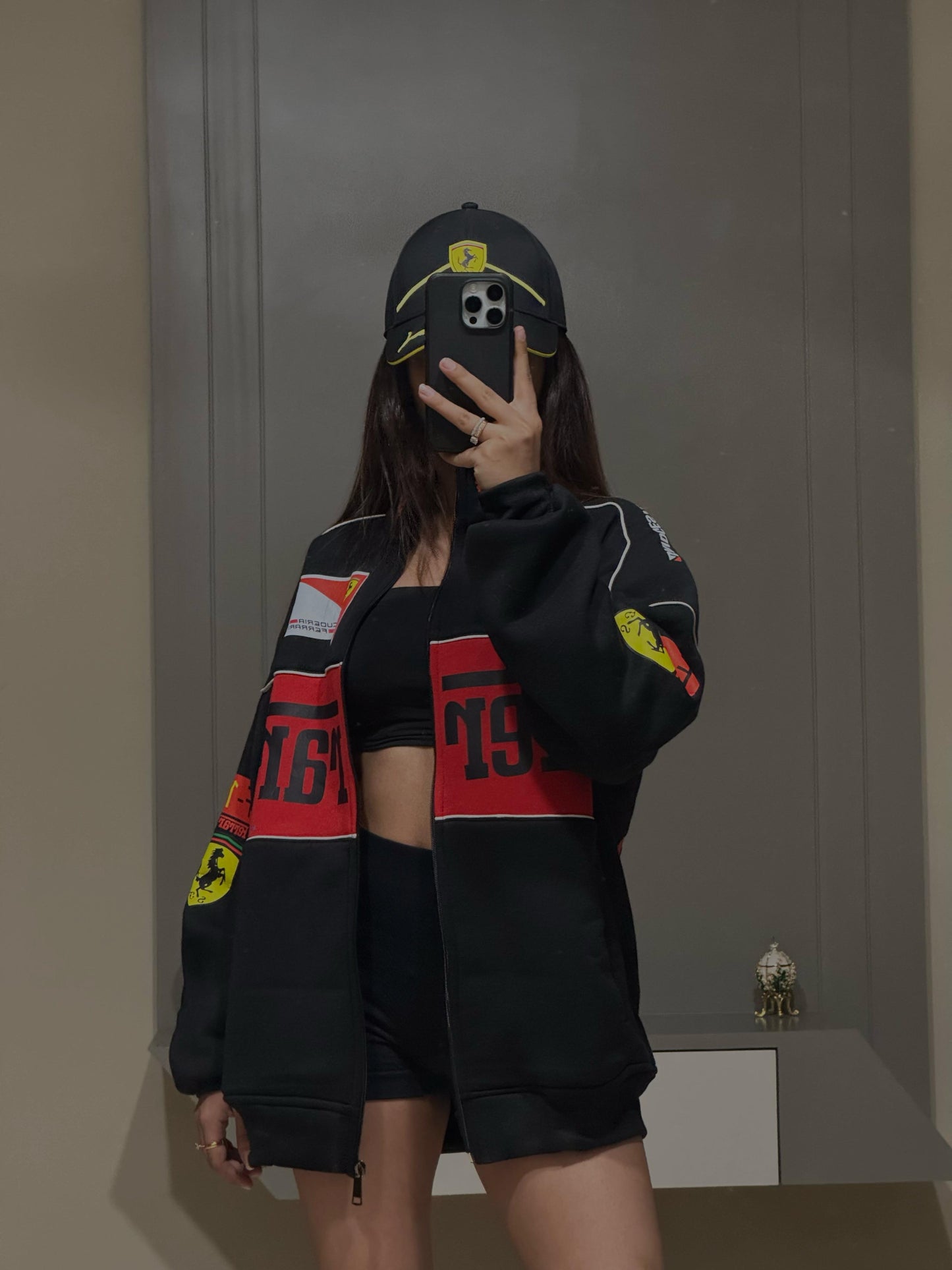 Black Ferrari Scuderia Jacket – Limited Drop | Grantiro® F1 Edition