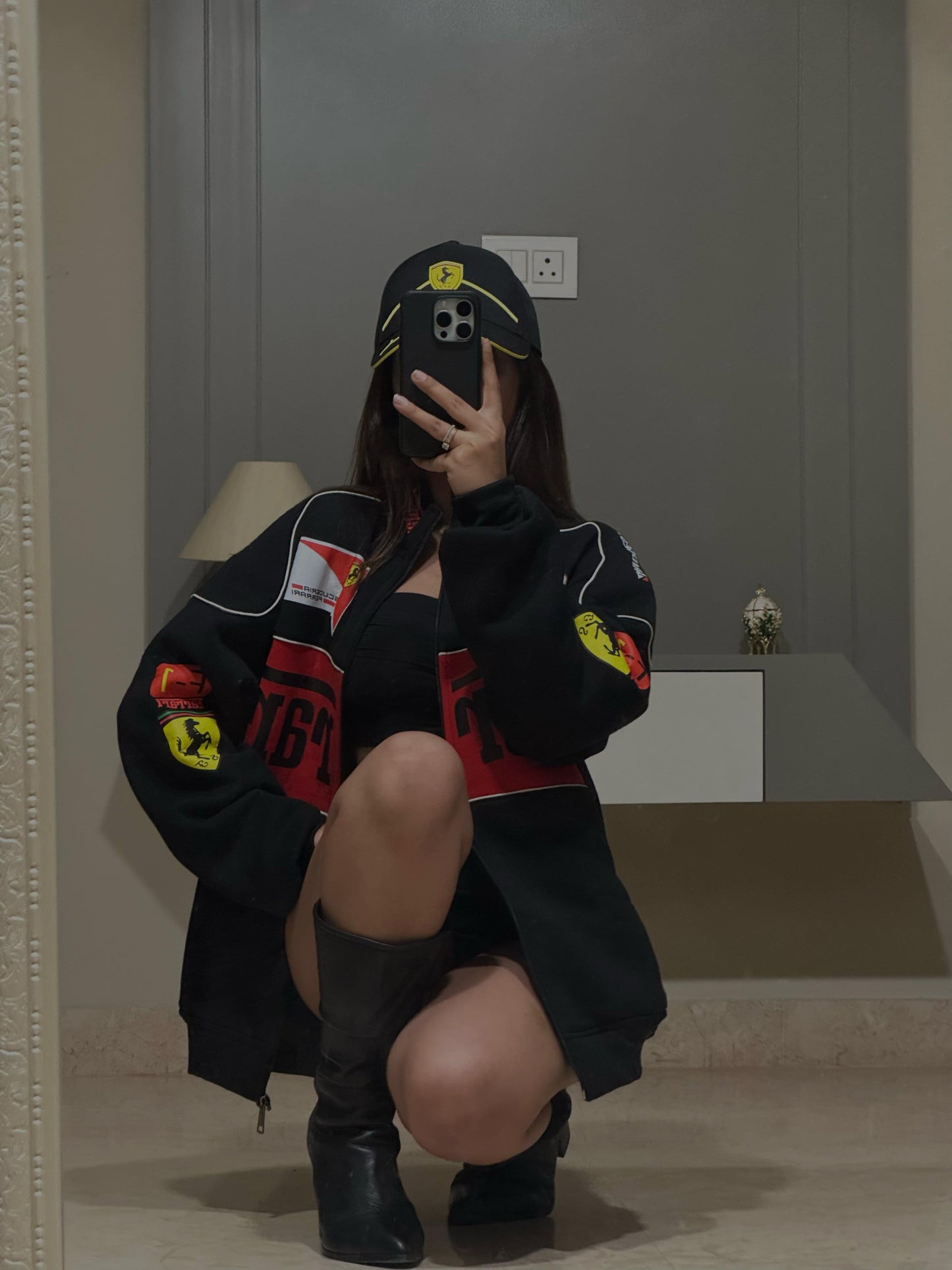 Black Ferrari Scuderia Jacket – Limited Drop | Grantiro® F1 Edition