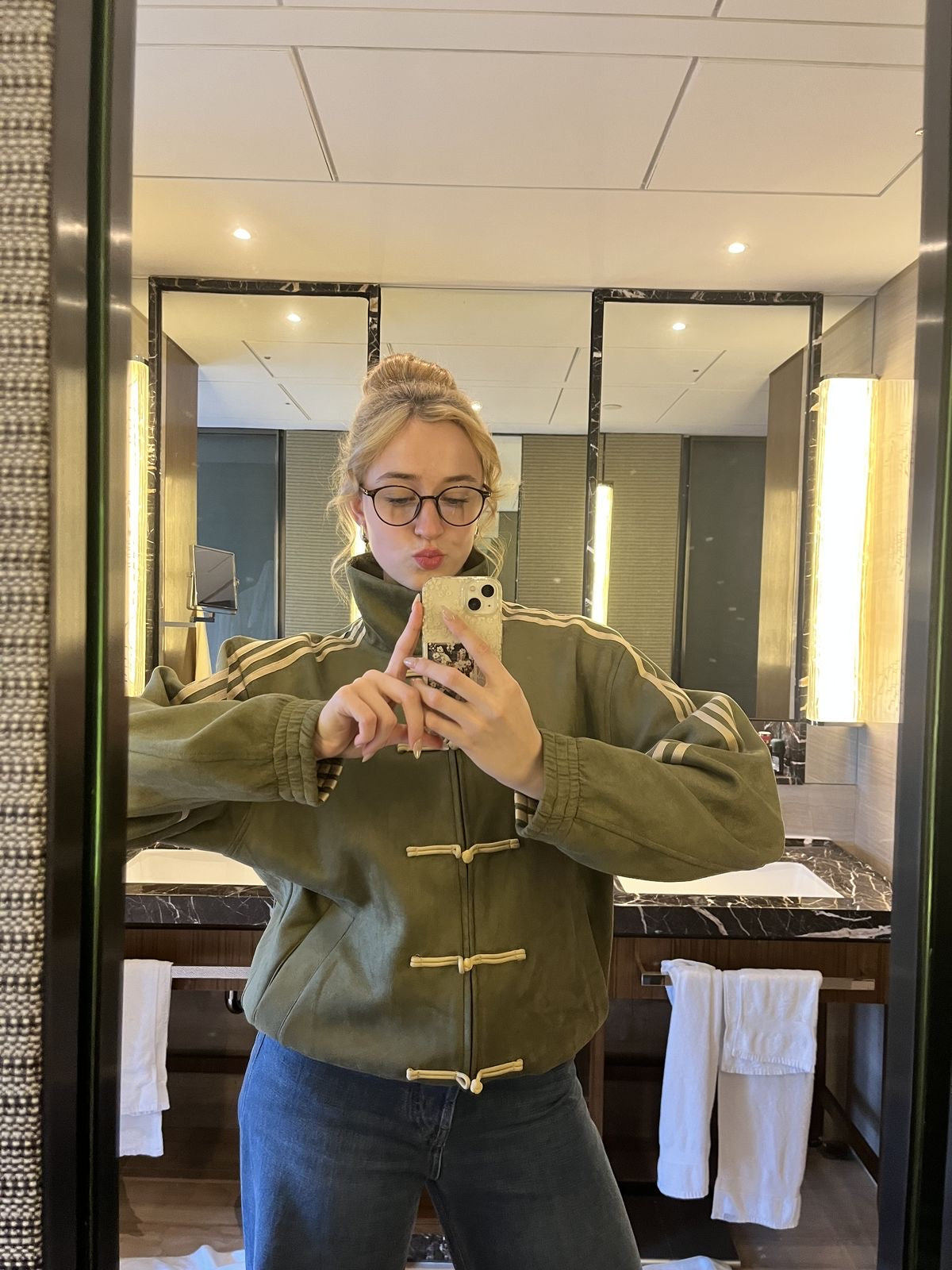 CNY-Inspired Premium Olive Green Suede Jacket | Grantiro®