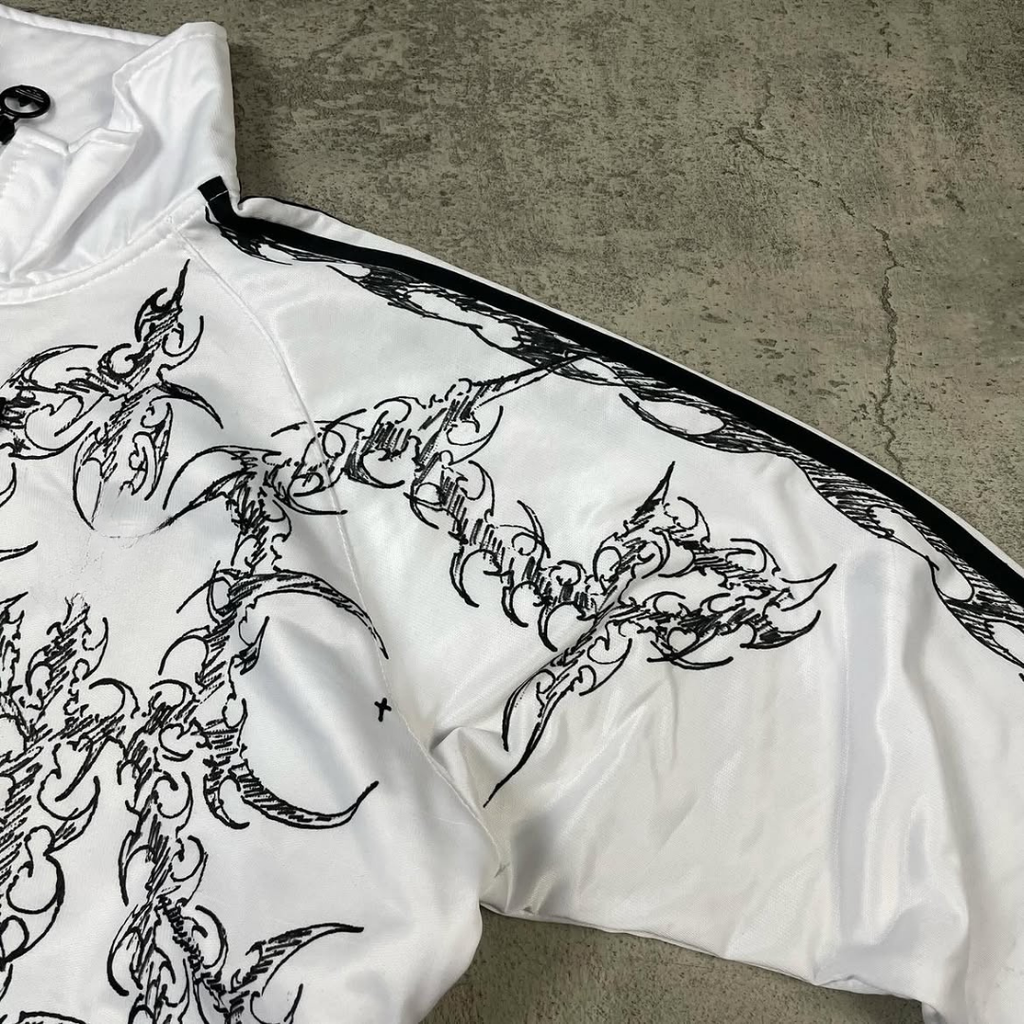 Shiro Oni-Inspired Premium White Jacket | Grantiro®