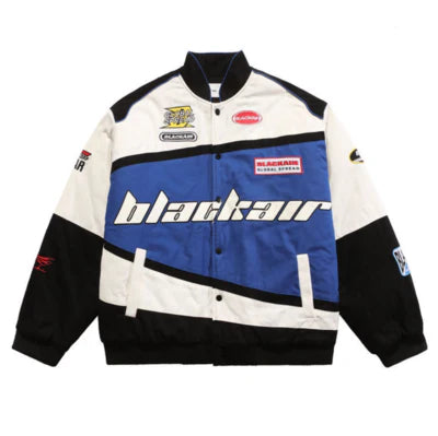 Blackair Racing Jacket by Grantiro – Best Unisex Street & Motorsport Fashion in India