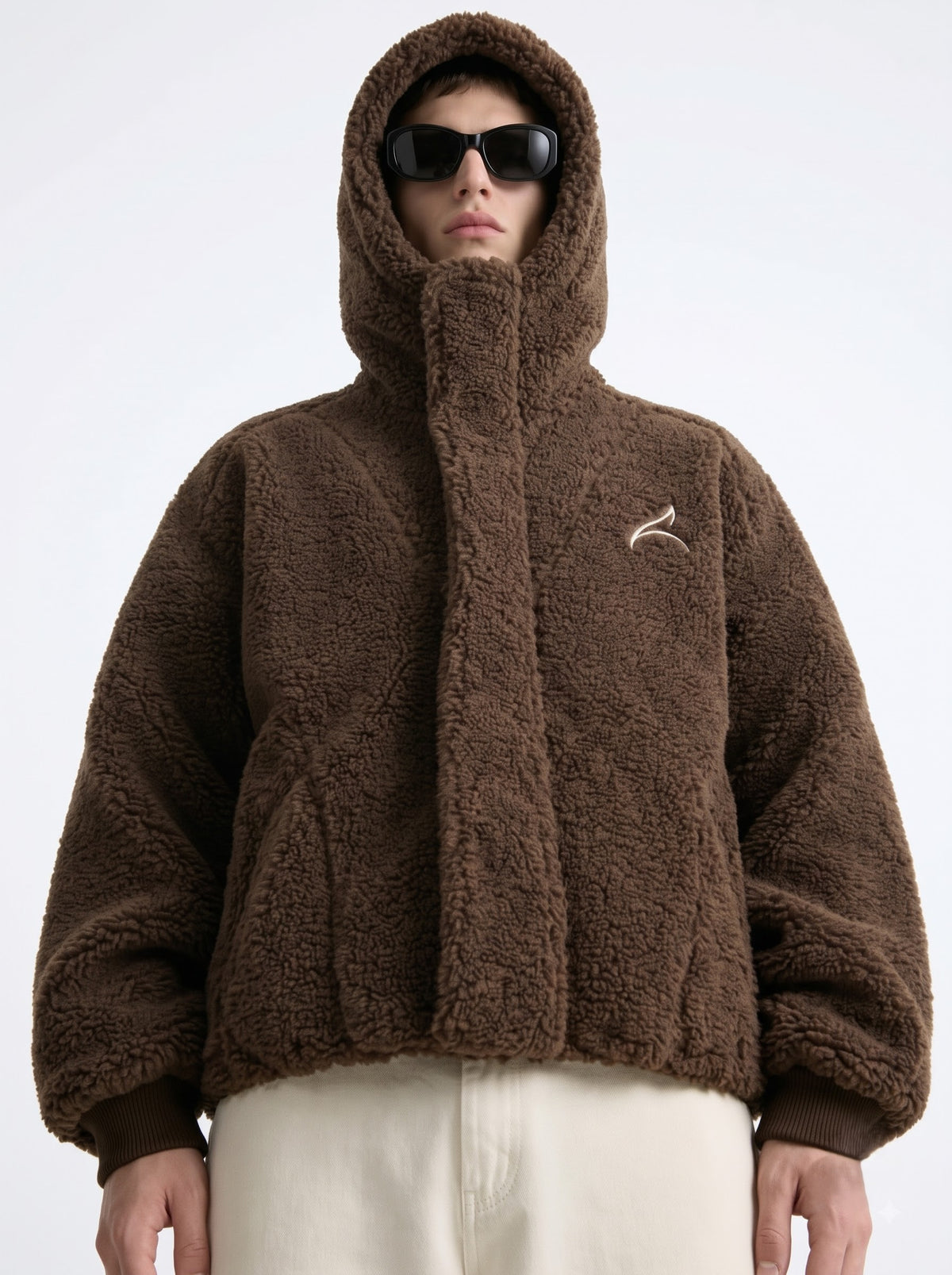 The Mocha Sherpa Hooded Jacket