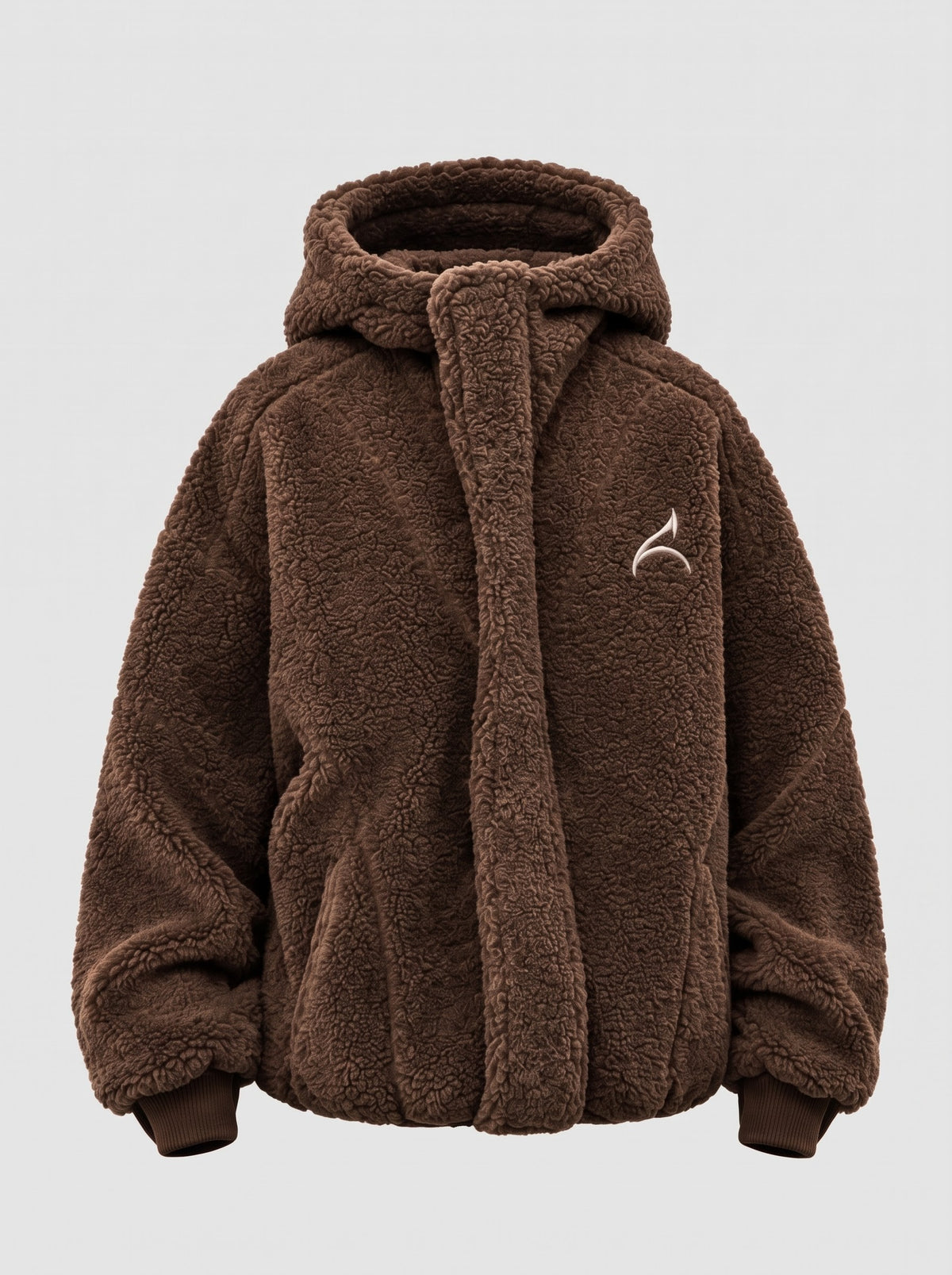 The Mocha Sherpa Hooded Jacket