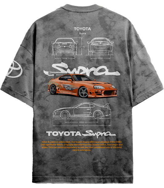 Grantiro Supra T-shirt from the Whimsical Wheels collection – premium unisex streetwear inspired by the legendary Toyota Supra.