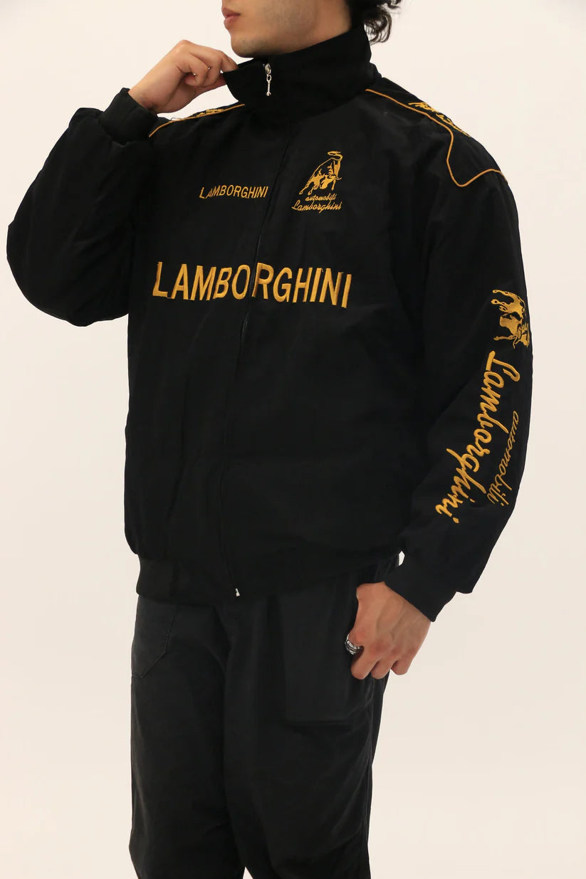 Lamborghini Puffer Embroidered Jacket | Limited-Drop | Grantiro® Velocity Edition