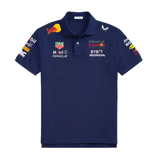 Grantiro Red Bull polo T-shirt in India – premium unisex motorsport-inspired polo for F1 and racing fans.