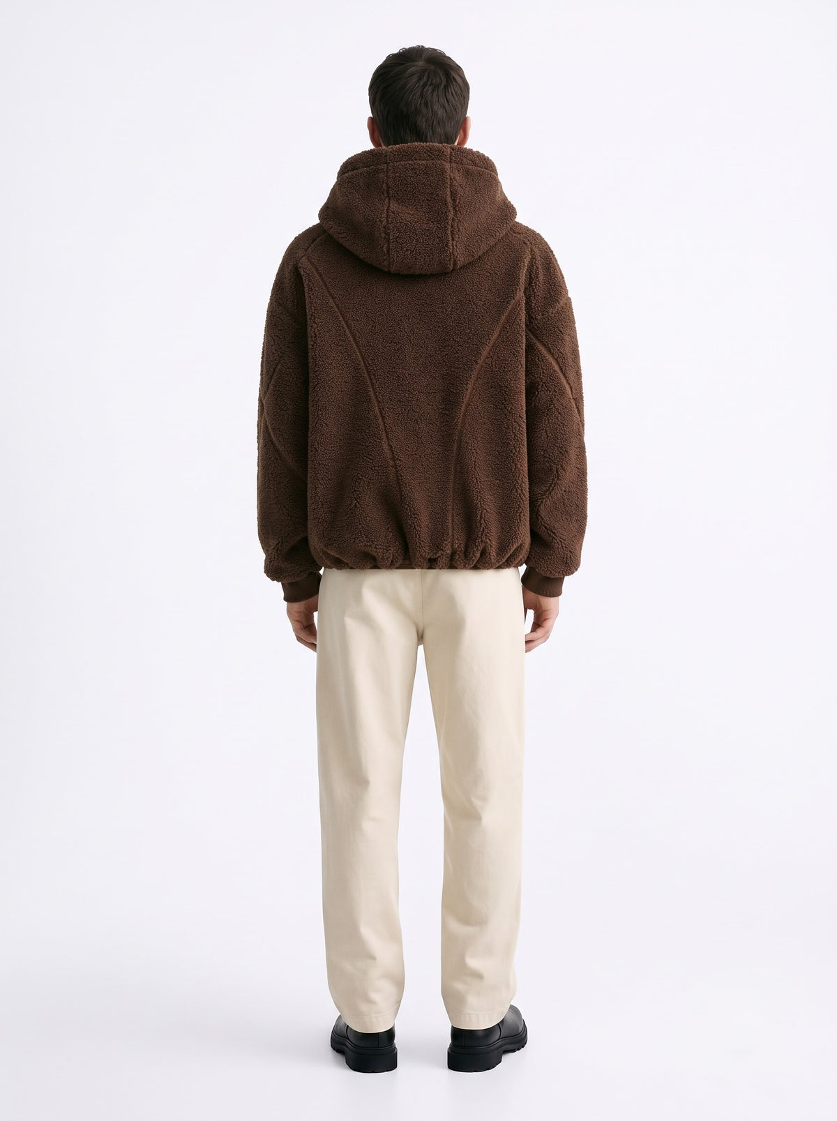 The Mocha Sherpa Hooded Jacket