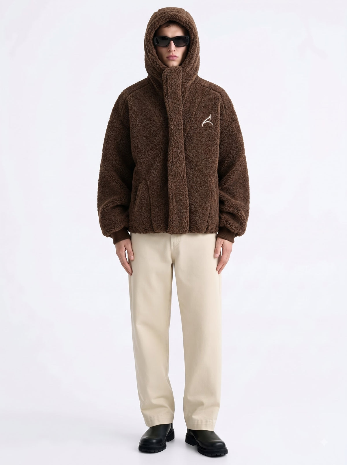 The Mocha Sherpa Hooded Jacket