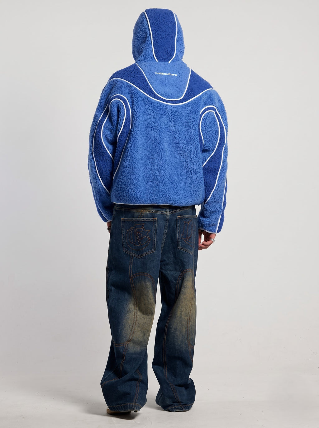 Arctic Blue Contour Sherpa Jacket
