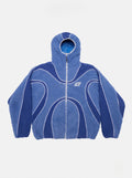 Arctic Blue Contour Sherpa Jacket