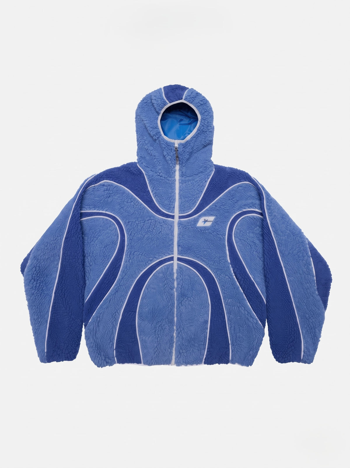 Arctic Blue Contour Sherpa Jacket