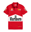 Grantiro F1 x Marlboro polo in India – premium unisex motorsport polo inspired by classic Formula 1 racing heritage.