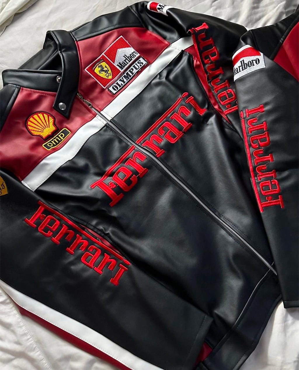 Ferrari Olympus Leather Jacket – Limited Drop | Grantiro® Luxe Edition