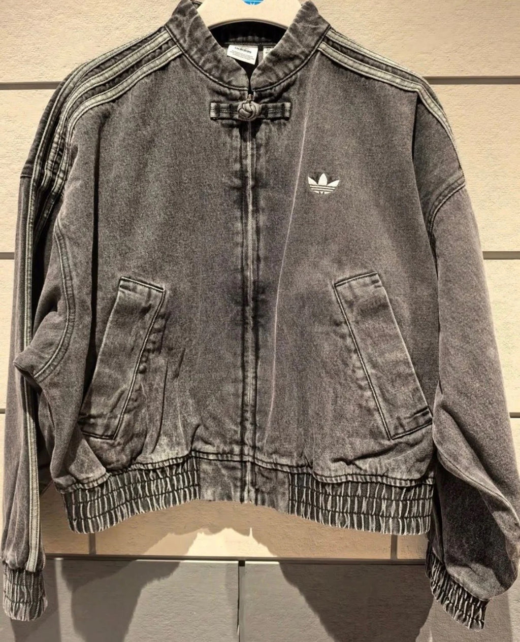 Vintage Washed Denim CNY Inspired – Chinese Knot Jacket | Grantiro®