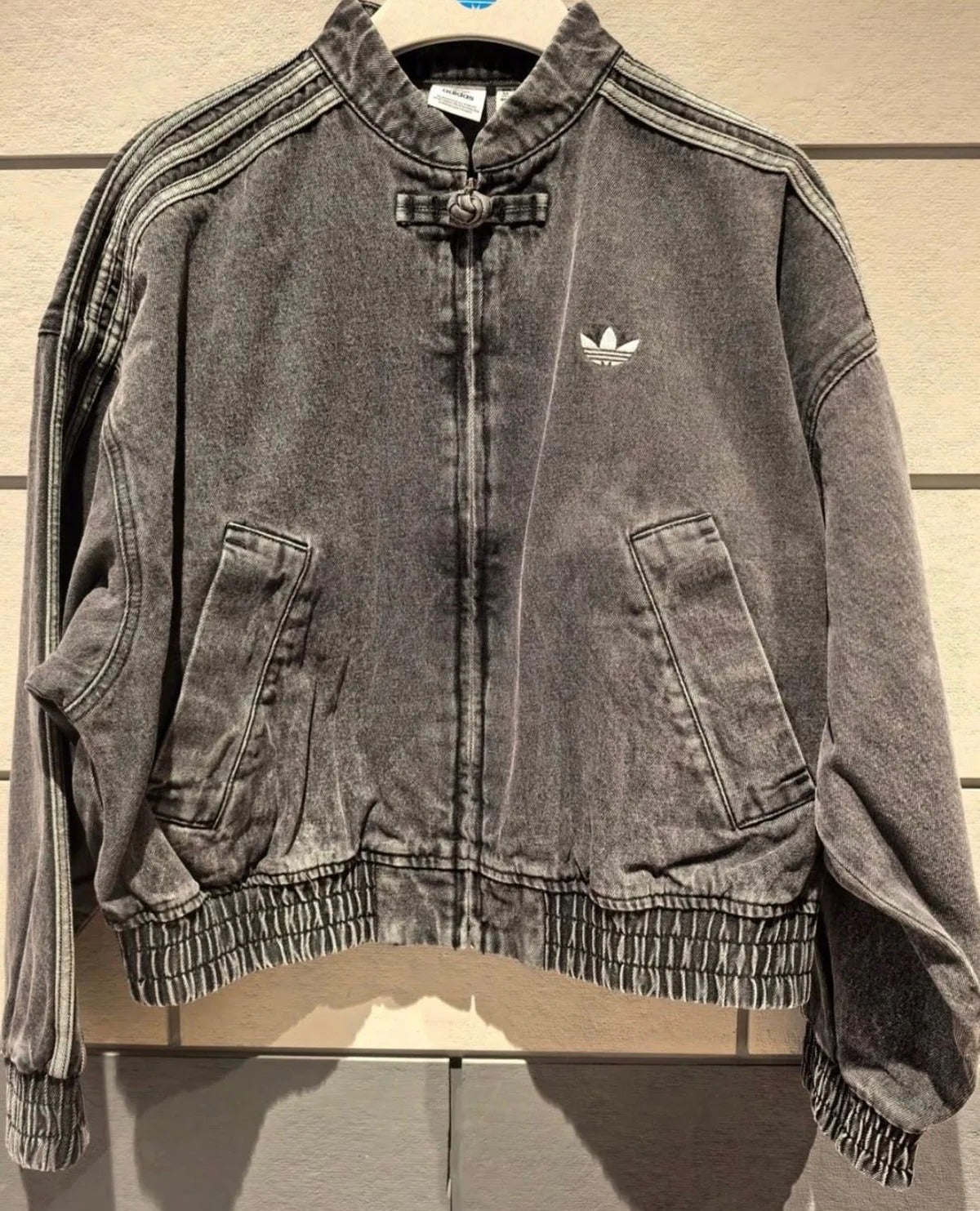 Vintage Washed Denim CNY Inspired – Chinese Knot Jacket | Grantiro®