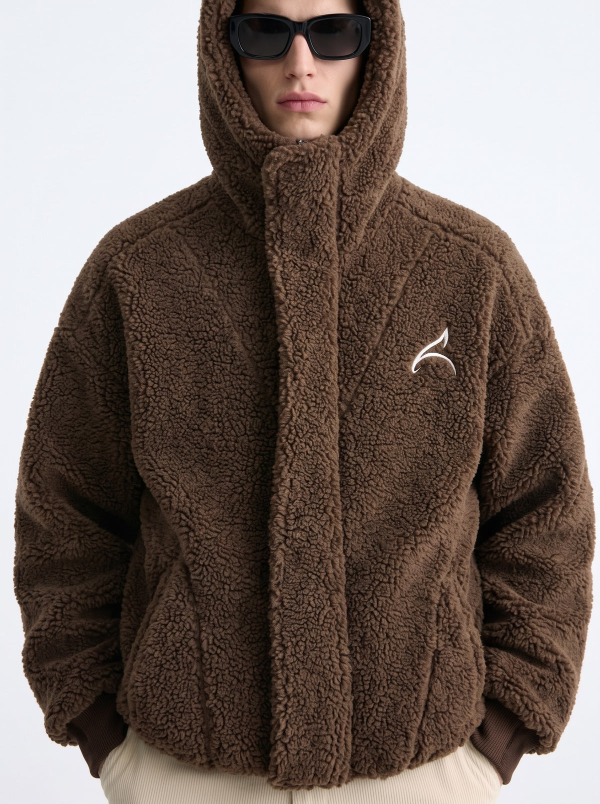 The Mocha Sherpa Hooded Jacket