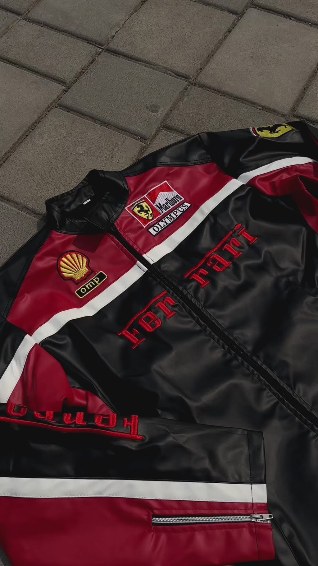 Ferrari Olympus Leather Jacket – Limited Drop | Grantiro® Luxe Edition
