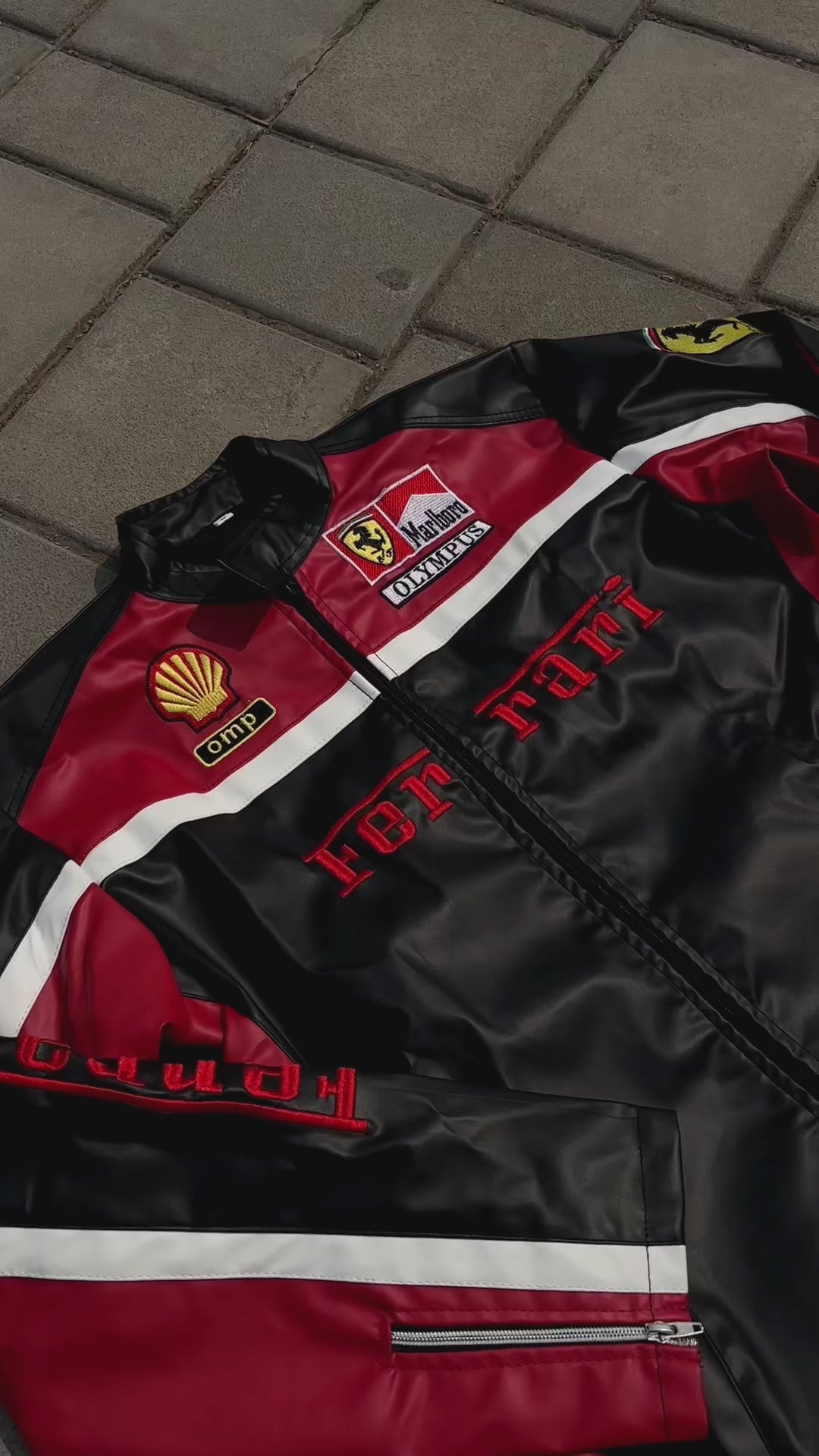 Ferrari Olympus Leather Jacket – Limited Drop | Grantiro® Luxe Edition