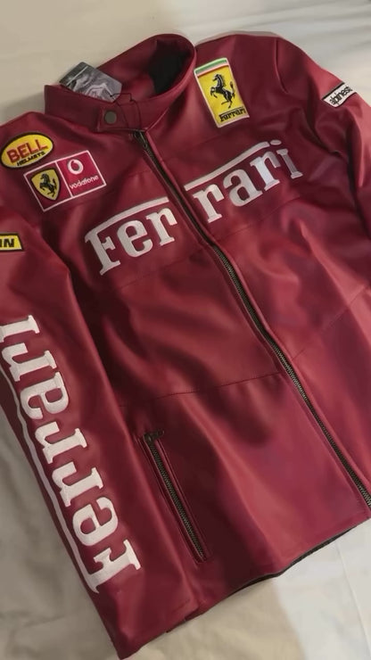 Redline Ferrari Leather Jacket – Limited Edition