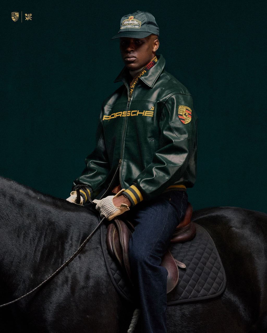Porsche Bottle Green Leather Jacket – Limited Drop | Grantiro® Luxe Edition